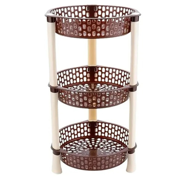 GR-Homes Storage Basket Plastic 3 Layer Kitchen St...