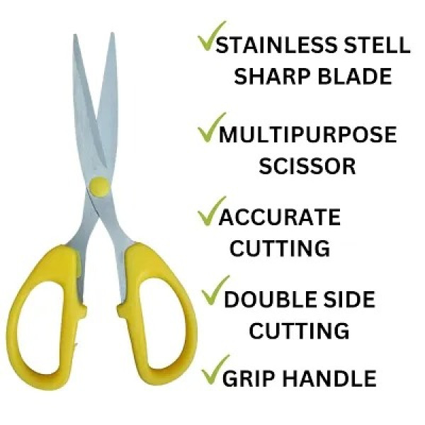 GR-Stainless Steel Scissor for Kitchen Use, Office, Multipurpose Kitchen Tool [Low Budget Product]
