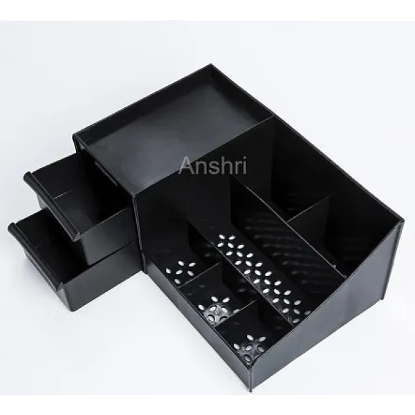 GR-Makeup Desk Cosmetic Storage Box Organizer with Drawers [Low Budget Product]