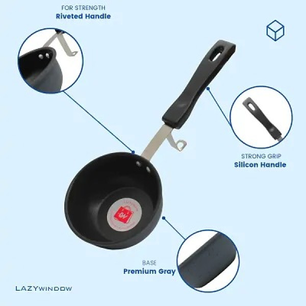 GR-Classy Window Hard Anodized Nonstick Tadka Pan [Low Budget Product]