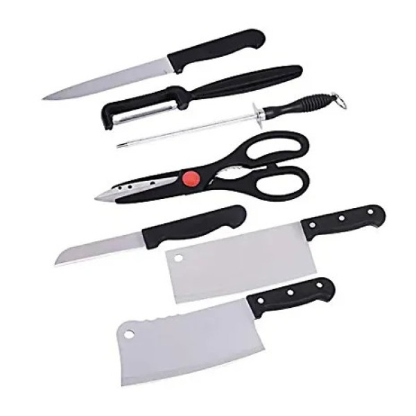 GR-KNIFE Stainless Steel Kitchen Knives Set with K...