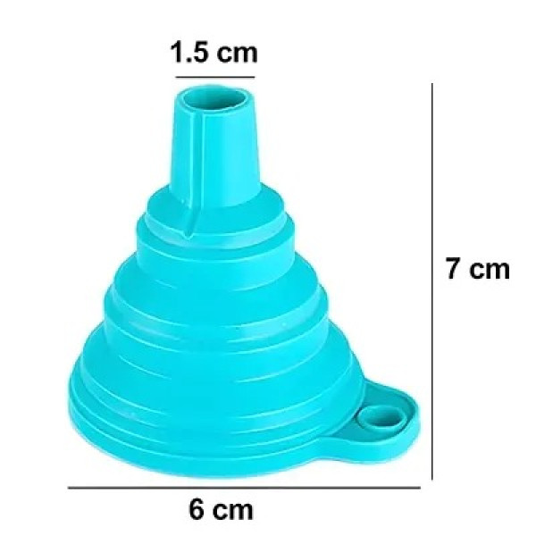 GR-Kitchen Funnel Set Premium Food Grade Silicone Collapsible Funnel for Filling Bottles 