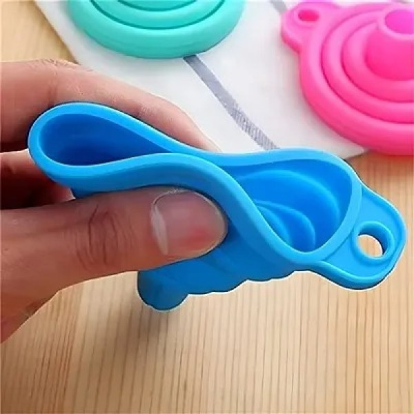 GR-Kitchen Funnel Set Premium Food Grade Silicone Collapsible Funnel for Filling Bottles 