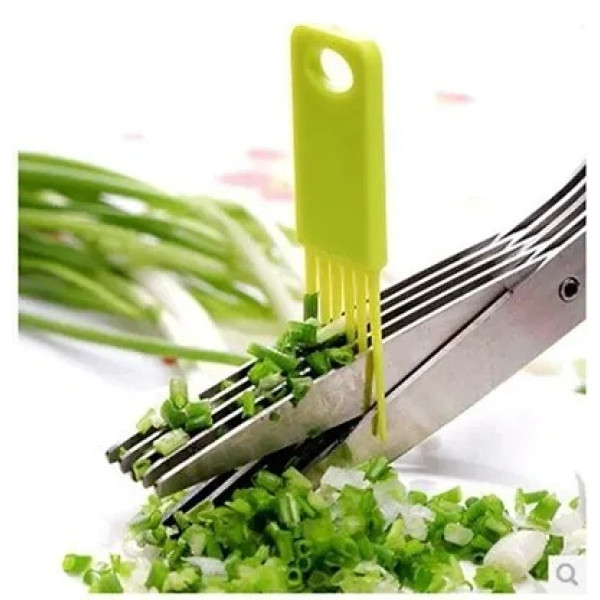 GR-Functional Stainless Steel Kitchen Knives 5 blade scissor 