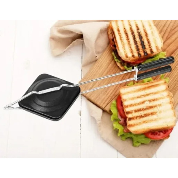 GR-Non-Stick Aluminium Grill Sandwich Toaster [Low Budget Product]