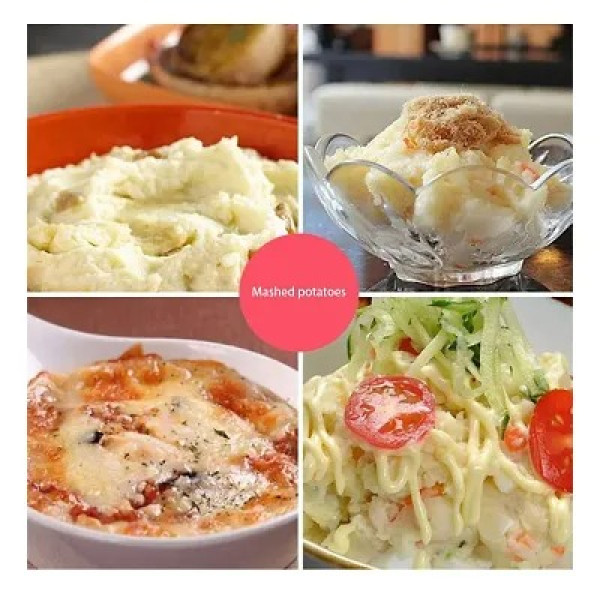 GR-Stainless Steel Lemon Squeezer Grater Pizza Cutter Potato Masher for Kitchen Tool Set [Low Budget Product]