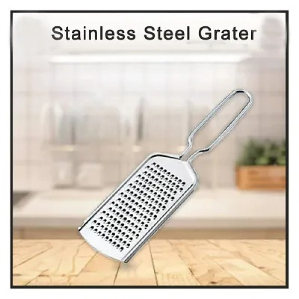 GR-Stainless Steel Lemon Squeezer Grater Pizza Cutter Potato Masher For Kitchen Tool Set [Low Budget Product]