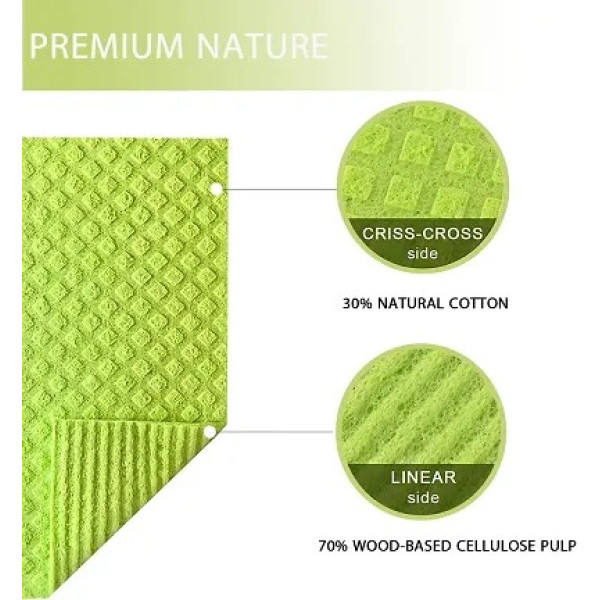 GR-Resuable Multicolor Cleaning Sponge Wipes for Kitchen and Home Cleaning Mop Pack of 5 [Low Budget Product]