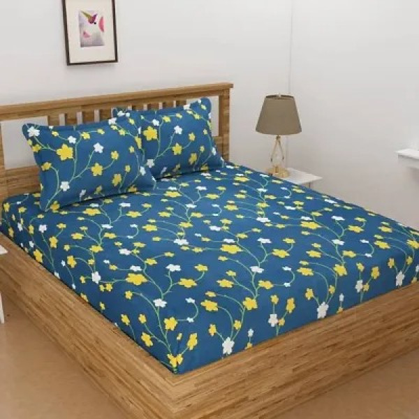 GR-Charmingly Comfy: Double Size Printed Bedsheet ...