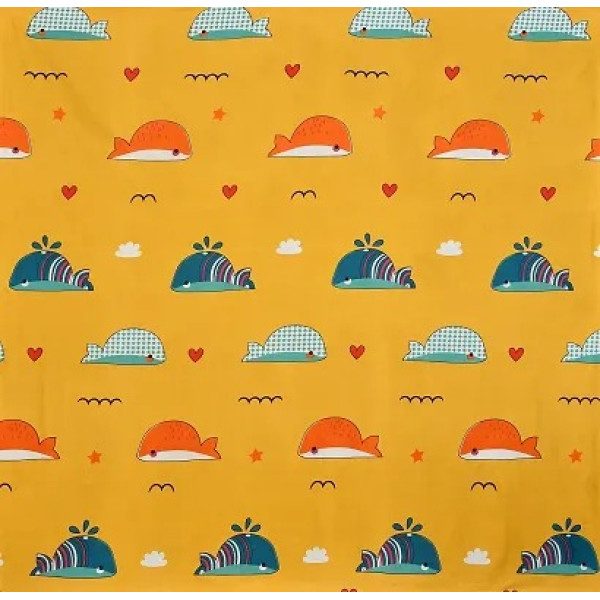 GR-Elegance in Bloom: Leo Creation Double Bedsheet with Floral Jaipuri Prints [Low Budget Product]