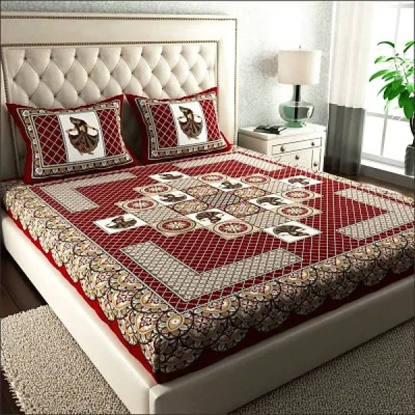 GR-Floral Jaipuri Delight: Leo Creation Cotton Dou...