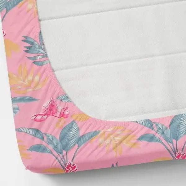 GR-Heritage Elegance: Classic Printed Double Bedsheet Set with Pillowcases [Low Budget Product]