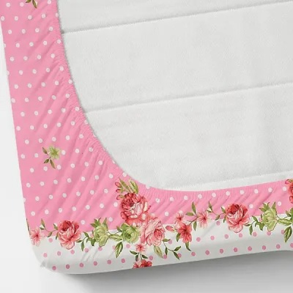 GR-Heritage Comfort: Classic Printed Double Bedsheet Set with Pillowcase Pair [Low Budget Product]