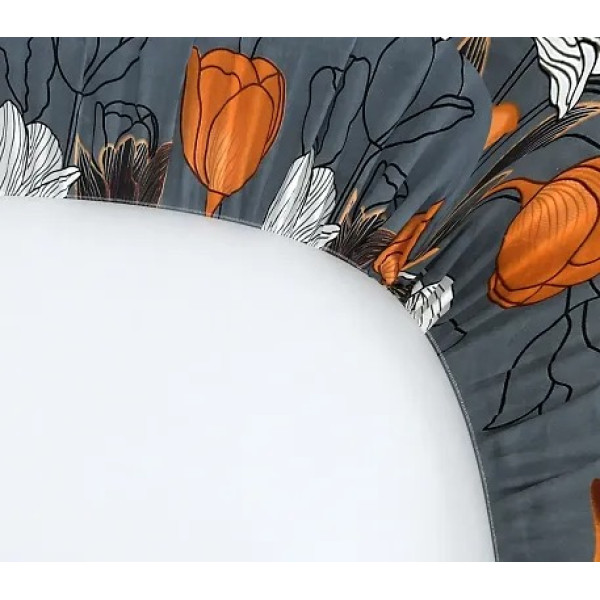 GR-Refined Comfort: Classic Glace Cotton Bedsheet Set with Pillowcases [Low Budget Product]