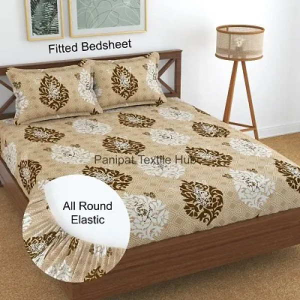 GR-Charm of Tradition: Glace Cotton Printed Bedshe...