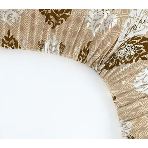 GR-Charm of Tradition: Glace Cotton Printed Bedsheet with Pillow Covers [Low Budget Product]