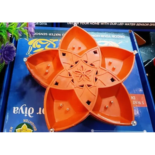 GR-Panchmukhi Water Sensor Diya | Led Water Sensor Diya - 5 in 1 [Low Budget Product]