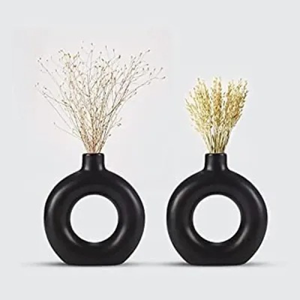 GR-Classy Ceramic Planter Pot for Indoor/Outdoor Use, Pack of 2 [Premium Product]