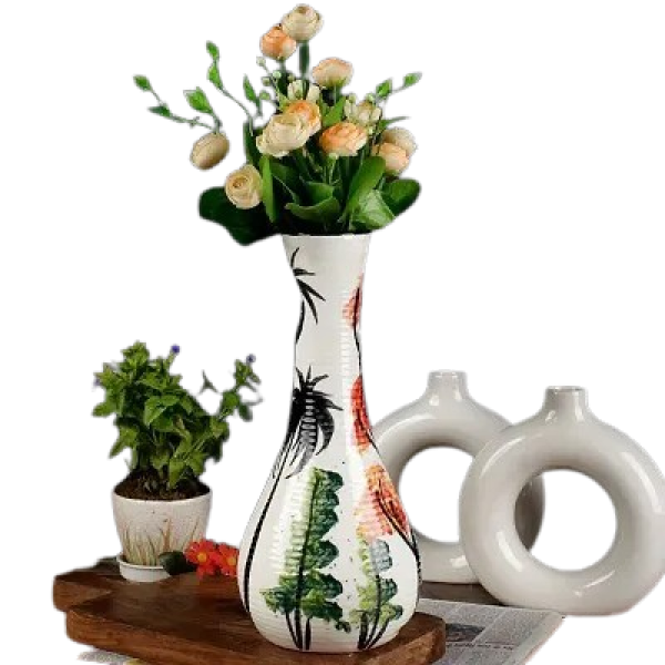 GR-Kraftlik Handicrafts Ceramic Flower Vase for Ho...