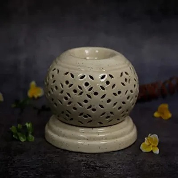 GR-Kraftlik Handicrafts Ancient Matki Shape Electric Ceramic Aroma Oil Diffuser [Premium Product]