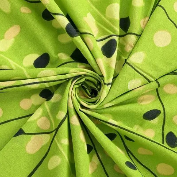 GR-Luxurious Comfort: JR Print Oxy Peacock Print King Bedsheet [Low Budget Product]