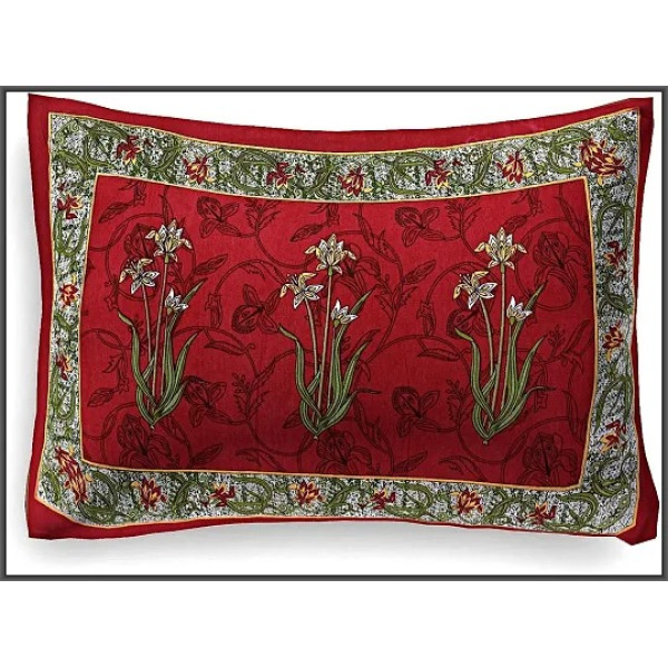 GR-Natural Beauty: 100% Cotton Green Peacock Print King Size Bedsheet [Low Budget Product]