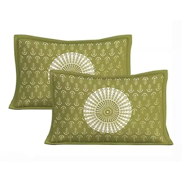 GR-Creation Cotton Double Bedsheet With 2 Pillow Cover [Low Budget Product]