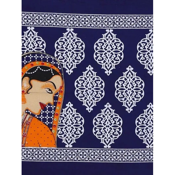 GR-Cotton 120 TC Floral Printed Single Bedsheet [Low Budget Product]