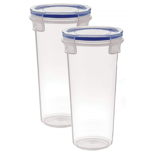 GR-Seal in Freshness: CrossPan Air Tight Plastic Tumbler Set (2pc, 500ml) [Low Budget Product]