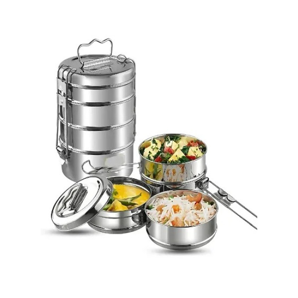 GR-Stainless Steel Traditional Indian Tiffin Carri...
