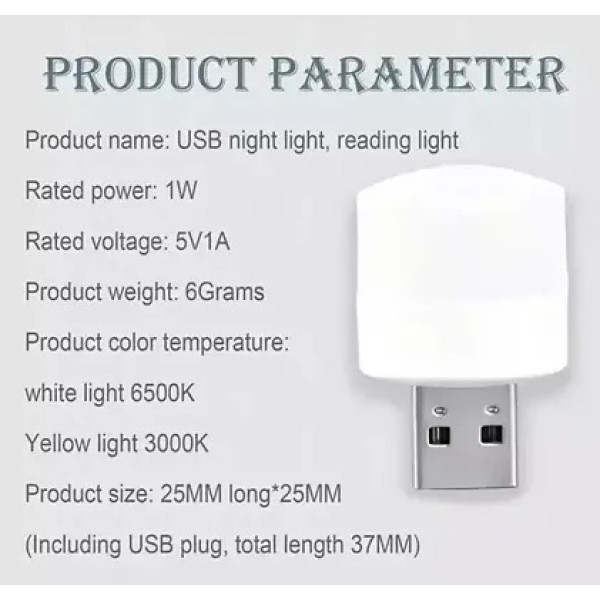 GR-Illuminate Any Space with USB Night Lights: Por...