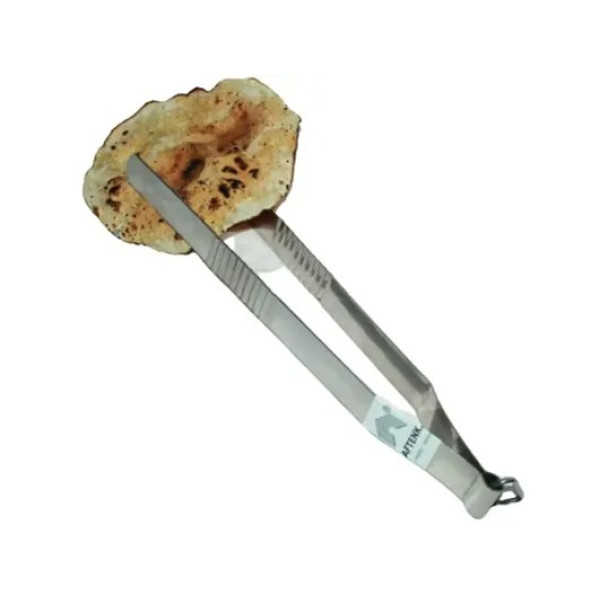 GR-Enjoy Crispy Rotis and Papads with Roaster Papad Jali and Steel Tong Set 