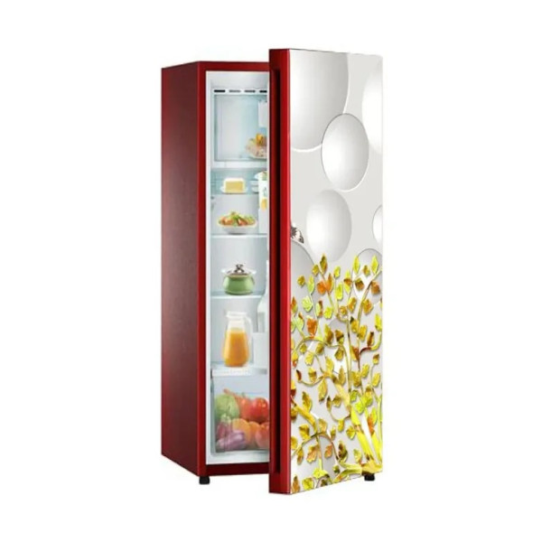 GR-Whimsical White Bubble and Tree Fridge Wall Sticker [Low Budget Product]