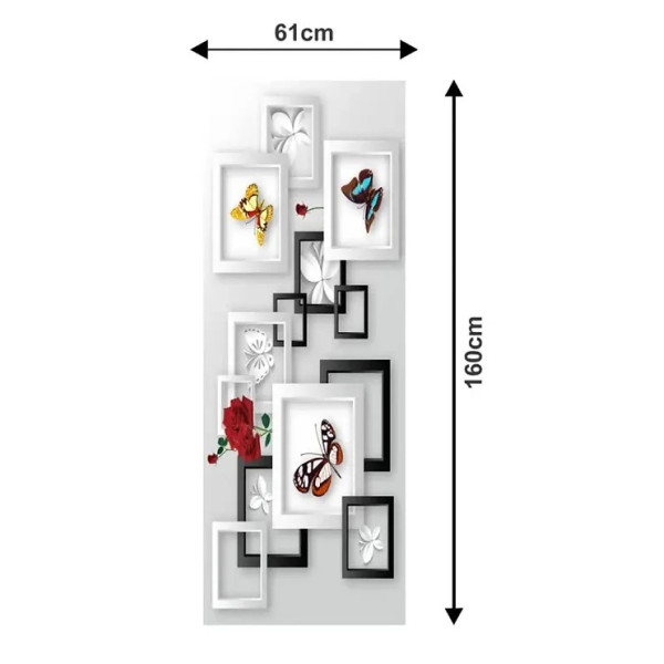 GR-Decorative Tree Birds Wall Sticker for Fridge [Low Budget Product]