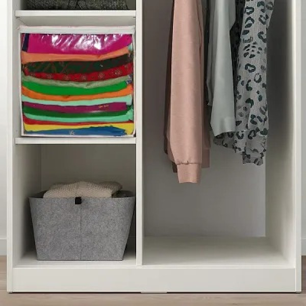 GR-Stylish Printed Storage Bag with Transparent Window [Low Budget Product]