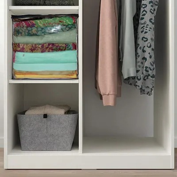 GR-Stylish Printed Storage Bag with Transparent Window [Low Budget Product]