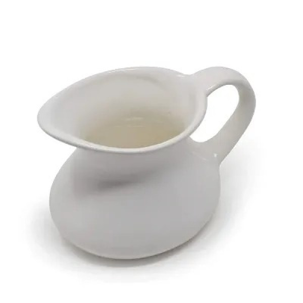 GR-The Himalayan Goods Company Stoneware Ceramic Milk Jug (White) [Low Budget Product]