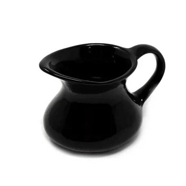 GR-The Himalayan Goods Company Stoneware Ceramic Milk Jug (Black) [Low Budget Product]