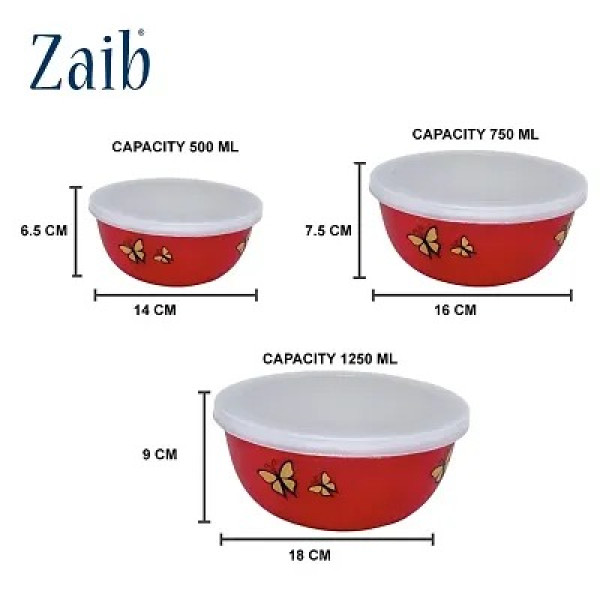 GR-Microwave-Safe Stainless Steel Bowl Set with Lids [Premium Product]