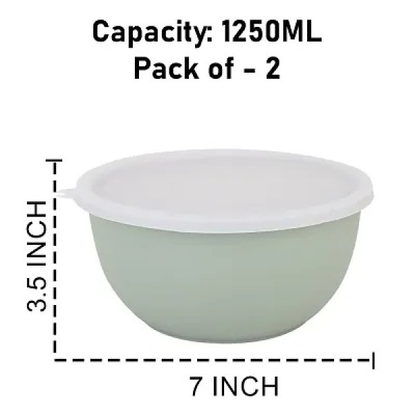 GR-Microwave-Safe Stainless Steel Bowl Set with Lids [Premium Product]