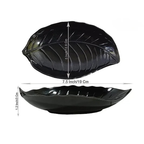 GR-LPINE Melamine Leaf-Shaped Snack Plates [Low Budget Product]