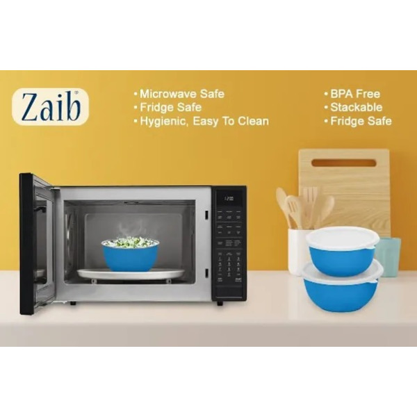 GR-Microwave-Safe Stainless Steel Bowl Set with Lids [Low Budget Product]