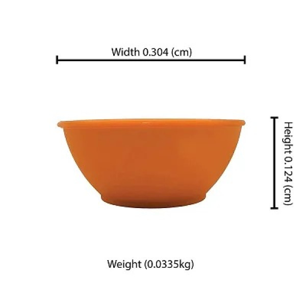 GR-Classic Orange Plastic Soup Bowls (Pack of 12) [Premium Product]