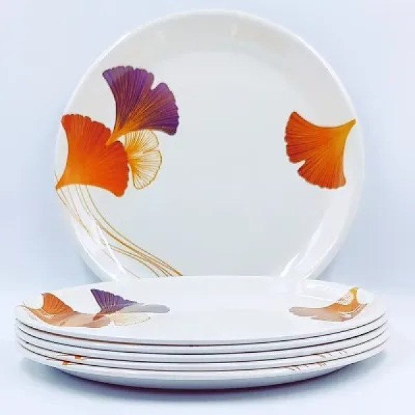 GR-DRIZLING Melamine Dinner Plates (Set of 6) [Premium Product]