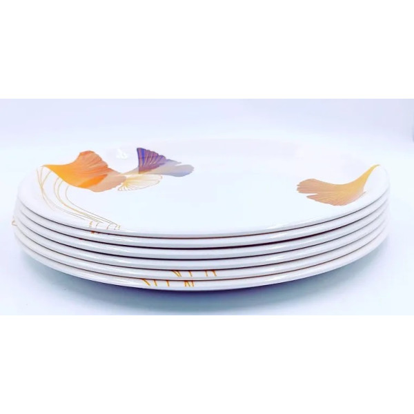 GR-DRIZLING Melamine Dinner Plates (Set of 6) [Premium Product]