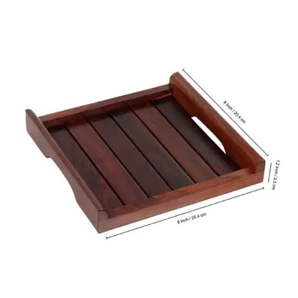 GR-Wooden Serving Tray for Home and Kitchen [Premium Product]