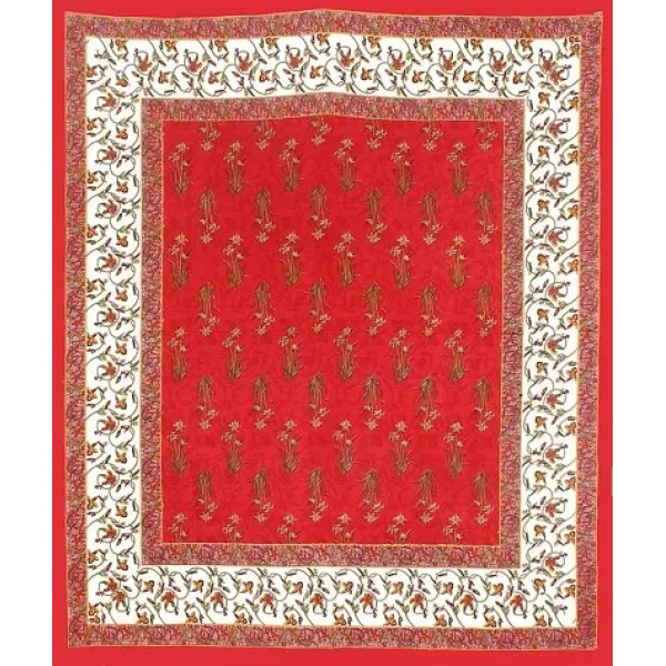 GR-Sanganeri Printed Cotton Double Bedsheet Set [Low Budget Product]