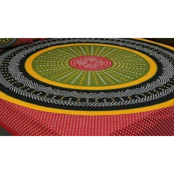 GR-Vibrant Cotton Printed Double Bedsheet Set [Low Budget Product]
