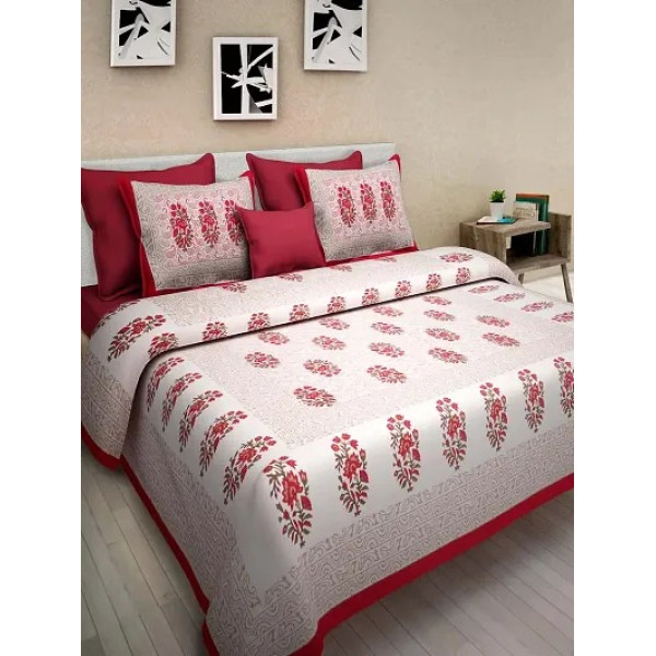 GR-Modern Cotton Double Bedsheet Set [Low Budget Product]