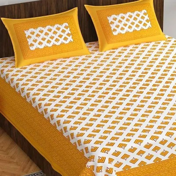 GR-Soft Cotton Double Bedsheet Set [Low Budget Pro...
